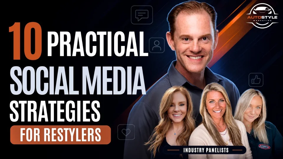 Social media strategies panel for restylers