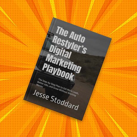 The Auto Restyler’s Digital Marketing Playbook color bkground