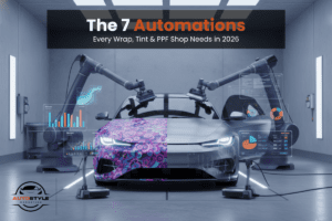 The 7 Automations Every Wrap, Tint & PPF Shop Needs in 2026