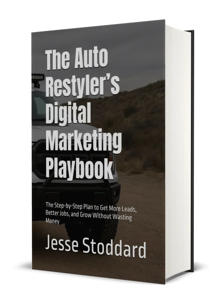 The Auto Restyler’s Digital Marketing Playbook — the physical book
