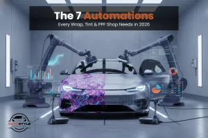The 7 Automations Every Wrap, Tint & PPF Shop Needs in 2026
