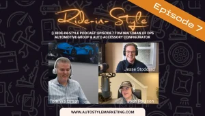 Ride-in-Style podcast video-call cover labeled Episode 7