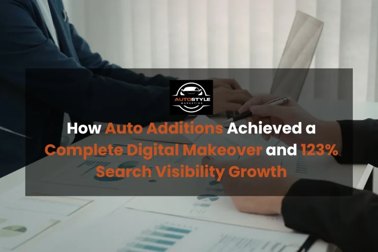 Auto Additions website and search client story